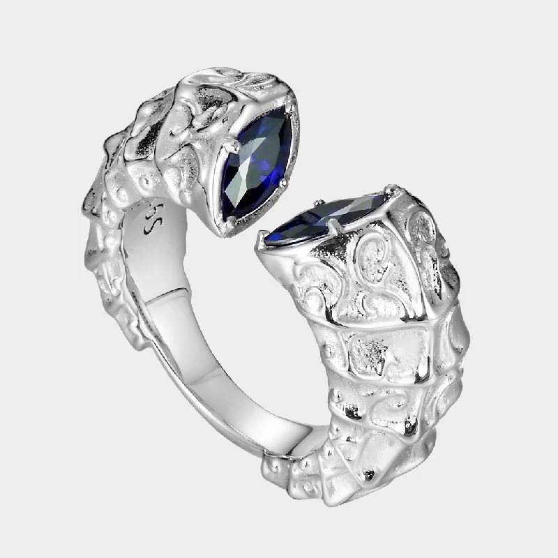 gold rings for women -Runar Blue - Ring