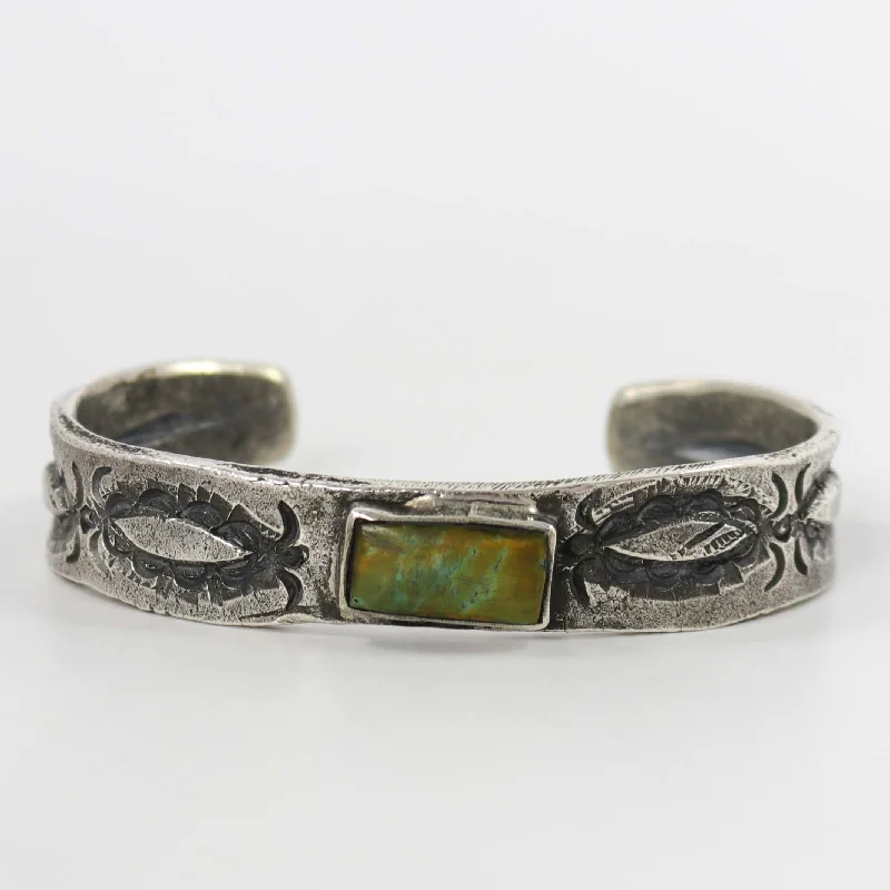 chunky bangles for women -Royston Turquoise Cuff