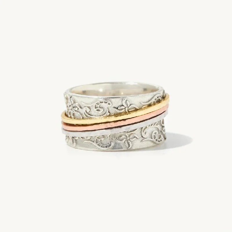 luxury rings for women -Alviva Spinner Ring