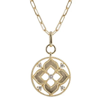 stylish necklaces for women -14K Yellow Gold & 0.25cttw Diamond Necklace