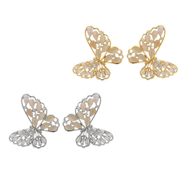 drop earrings for women -Monarch Studs