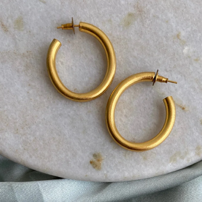 sparkling earrings for women -Tail Hoops