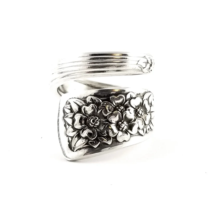 wedding rings for women -International Silver Belle Wrap Around Spoon Ring